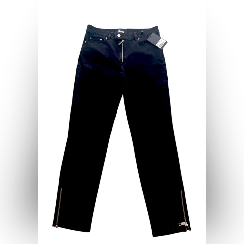 The KOOPLES High-rise slim leg stretch denim jeans